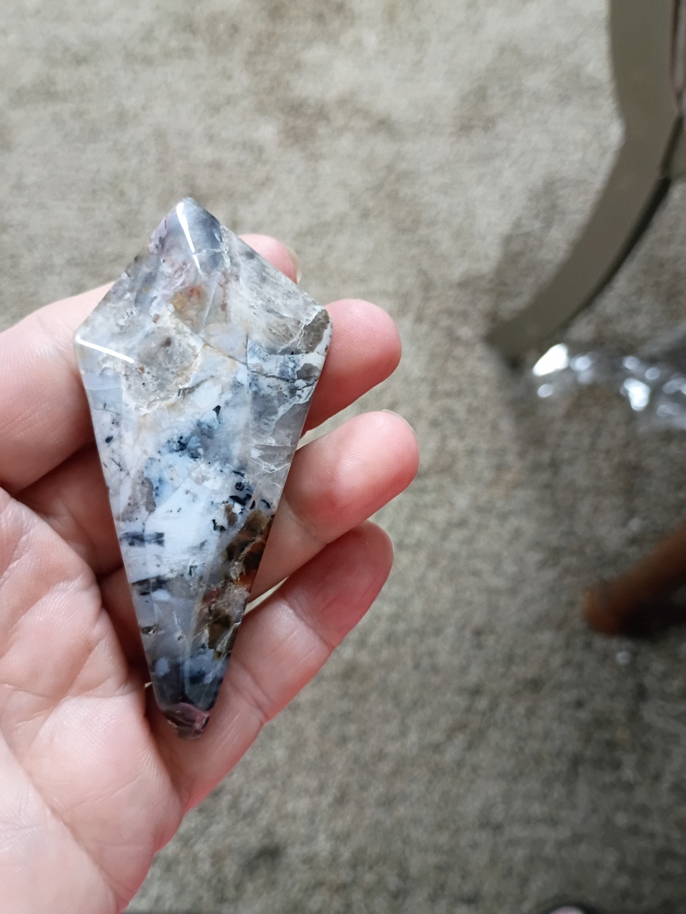 Sodalite Wand 3.5 Inches Tall